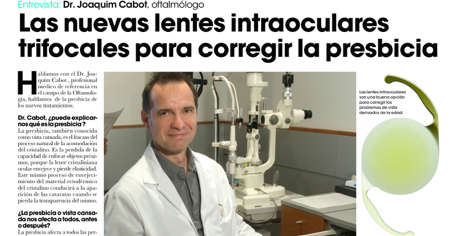 Entrevista Dr. Joaquim Cabot en La Vanguardia